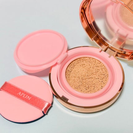 ピンクティーツリーカバークッション/APLIN/クッションファンデーションを使ったクチコミ(3枚目)