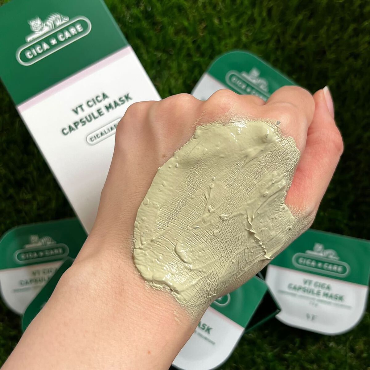 CICA カプセルマスク/VT/洗い流すパック・マスクを使ったクチコミ（2枚目）