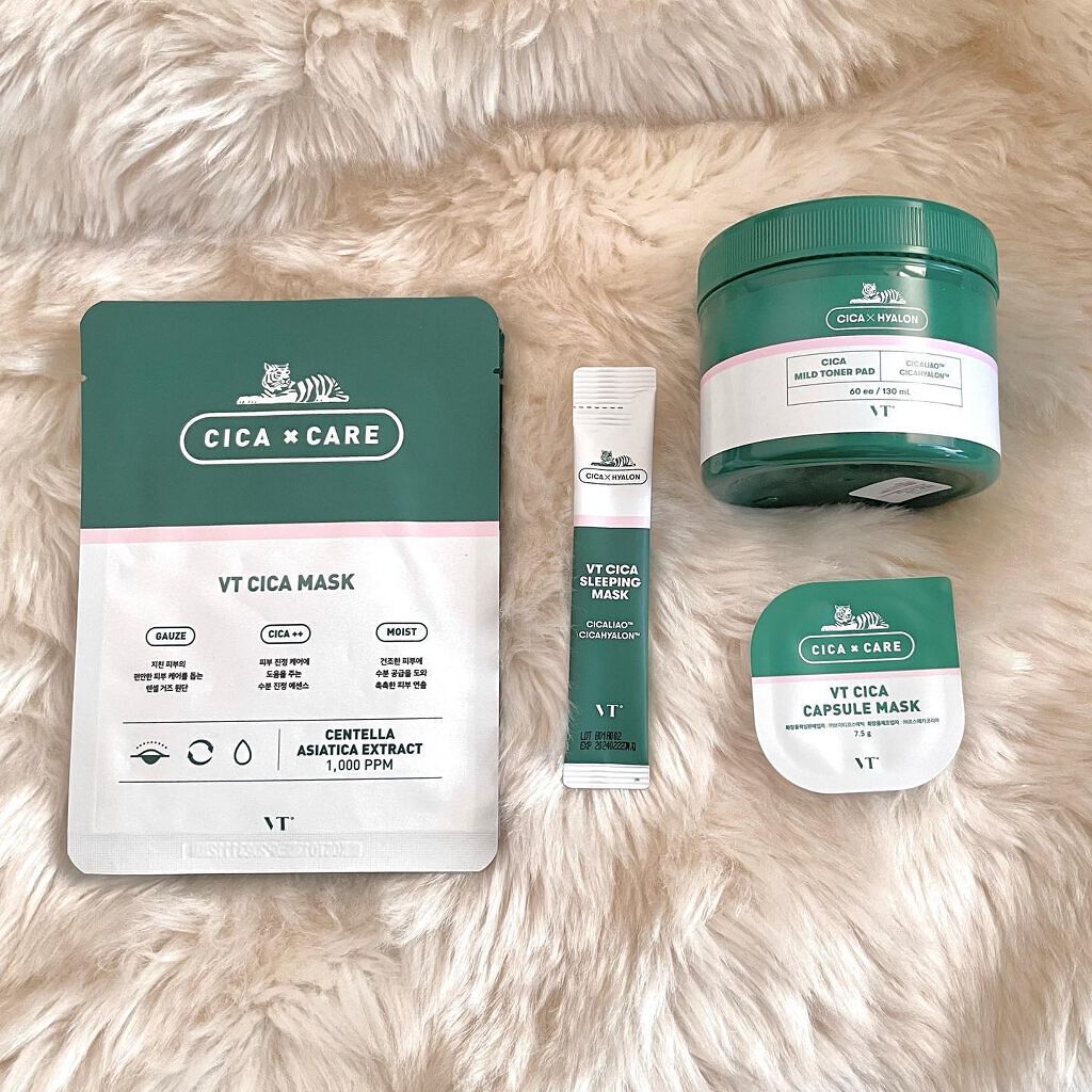 CICA カプセルマスク/VT/洗い流すパック・マスクを使ったクチコミ（1枚目）