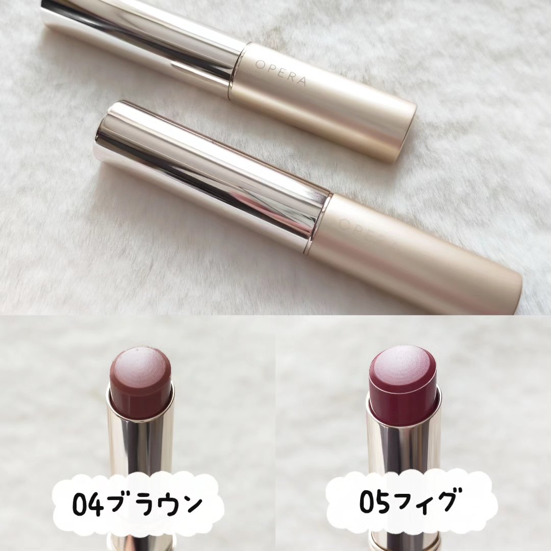 オペラ シアーマットリップスティック 05 フィグ/OPERA/口紅を使ったクチコミ（2枚目）