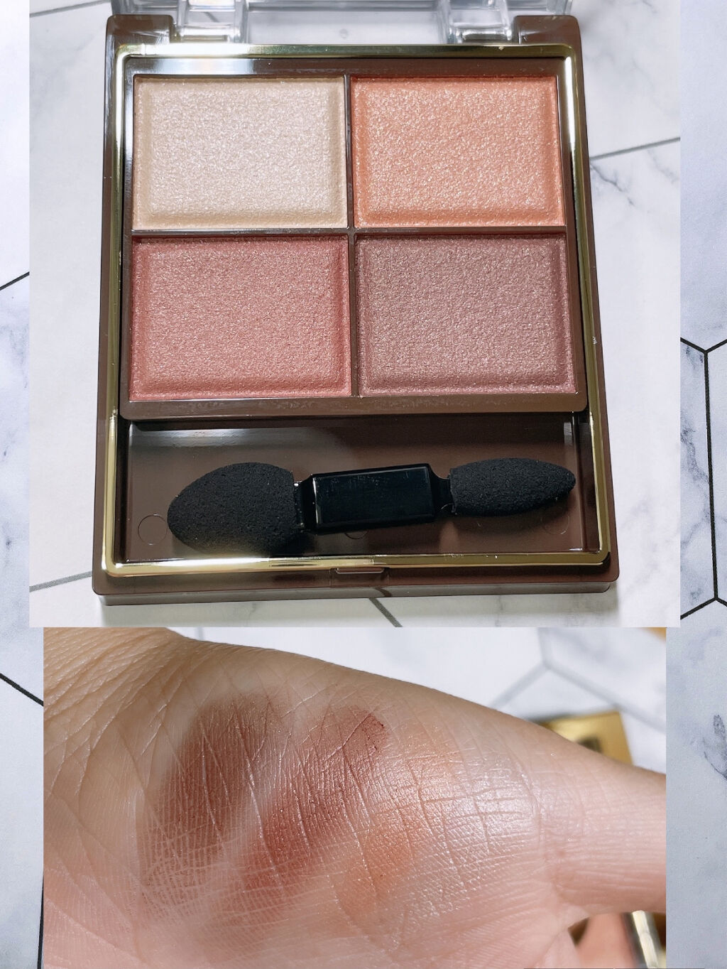 スキニーリッチシャドウ/excel/アイシャドウパレットを使ったクチコミ（2枚目）