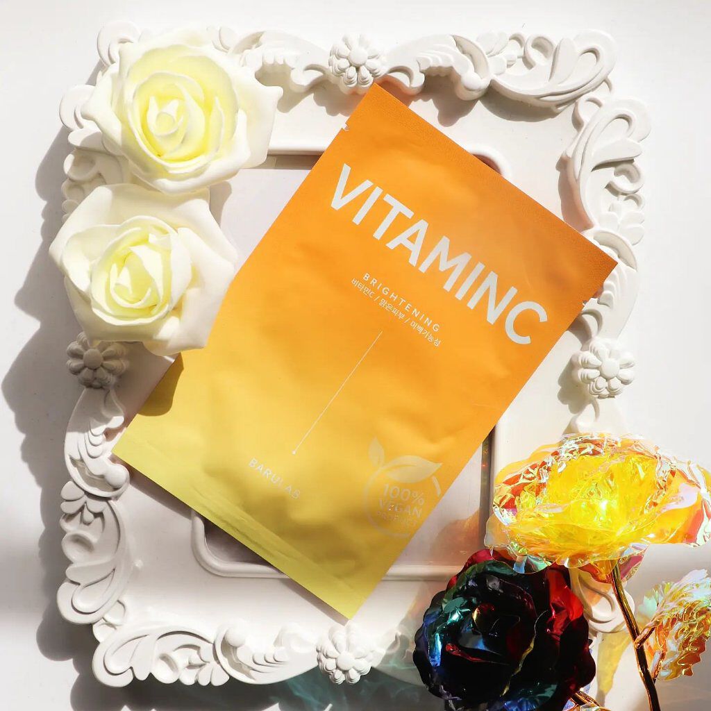 ザ クリーン ビーガン マスク ビタミン C 23g/BARULAB/シートマスク・パックを使ったクチコミ（1枚目）