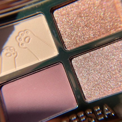 アニマルアイシャドウ(4シェード) 08 縁結び御守/ZEESEA/アイシャドウパレットを使ったクチコミ(2枚目)