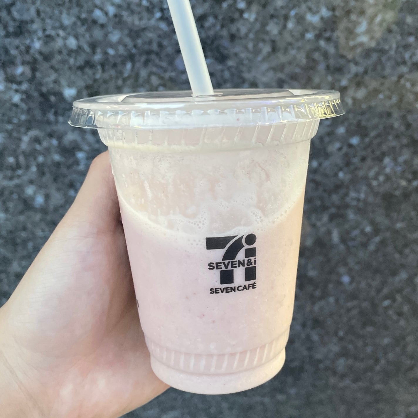 お店で作るスムージーいちごバナナソイスムージー/セブンイレブン/スムージーを使ったクチコミ(1枚目)