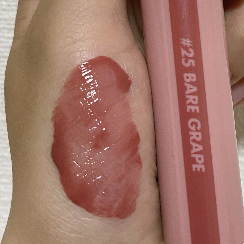 ジューシーラスティングティント/rom&nd/リップティントを使ったクチコミ（3枚目）