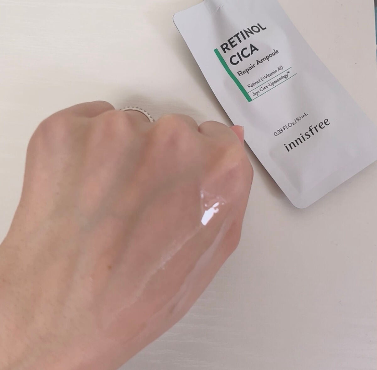 レチノール シカ リペア セラム/innisfree/美容液を使ったクチコミ(3枚目)