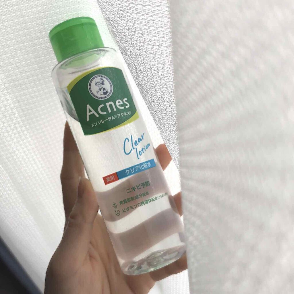 薬用クリア化粧水/メンソレータム アクネス/化粧水を使ったクチコミ(1枚目)