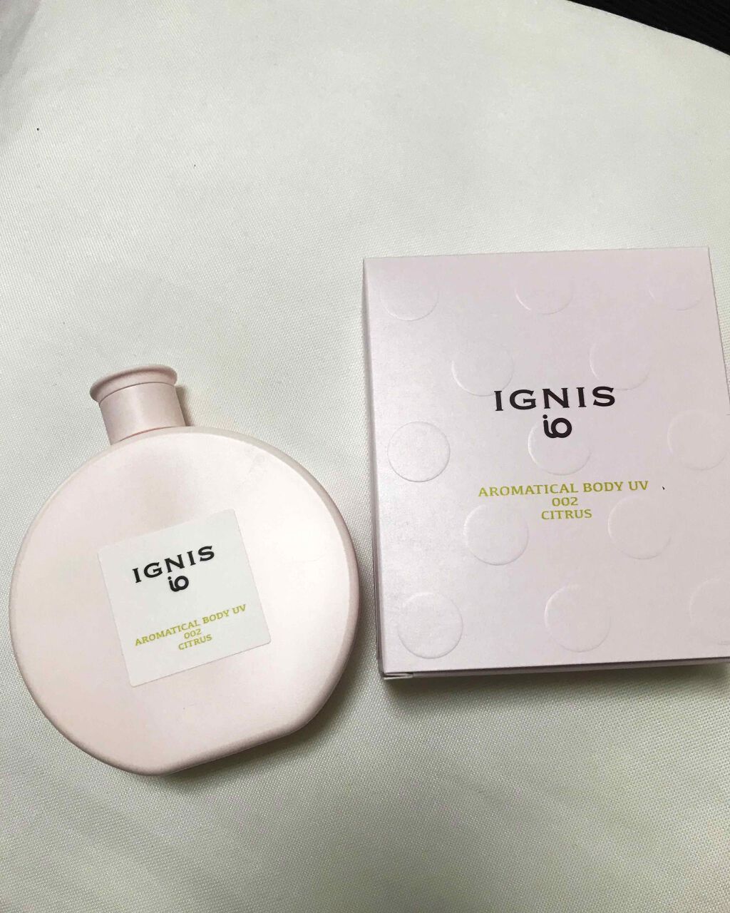 イグニス イオ アロマティカル ボディ UV 002/IGNIS/日焼け止めミルクを使ったクチコミ(1枚目)