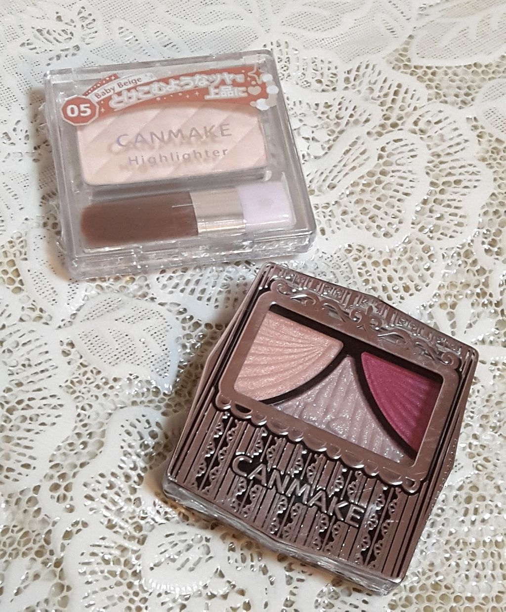 グロウフルールハイライター/キャンメイク/パウダーハイライトを使ったクチコミ（1枚目）