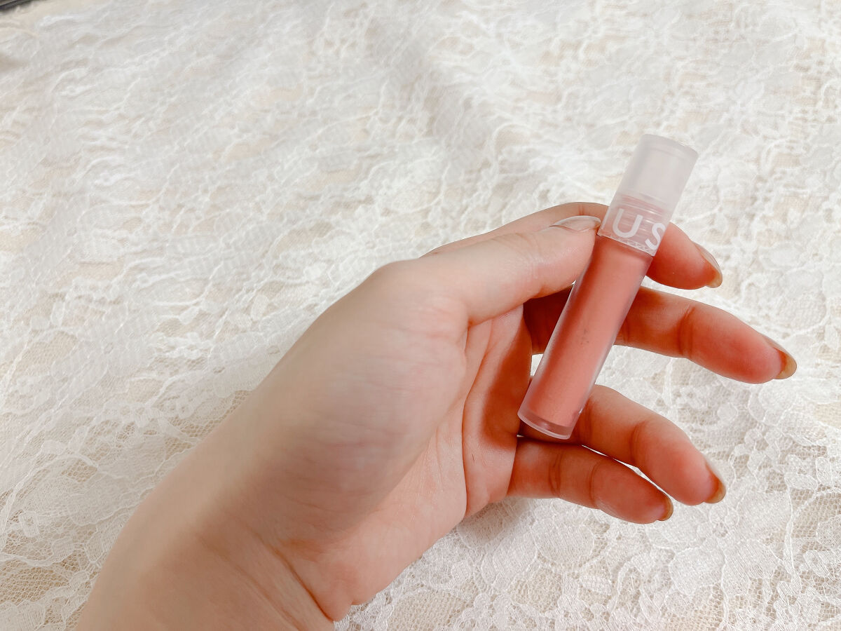 ソフトクリームチーク 01スプリンクル/AMUSE/リキッドチークを使ったクチコミ（2枚目）