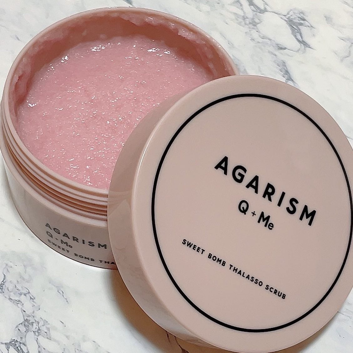 Q+Me スウィート ボム タラソ スクラブ/AGARISM/バスト・ヒップケアを使ったクチコミ(4枚目)