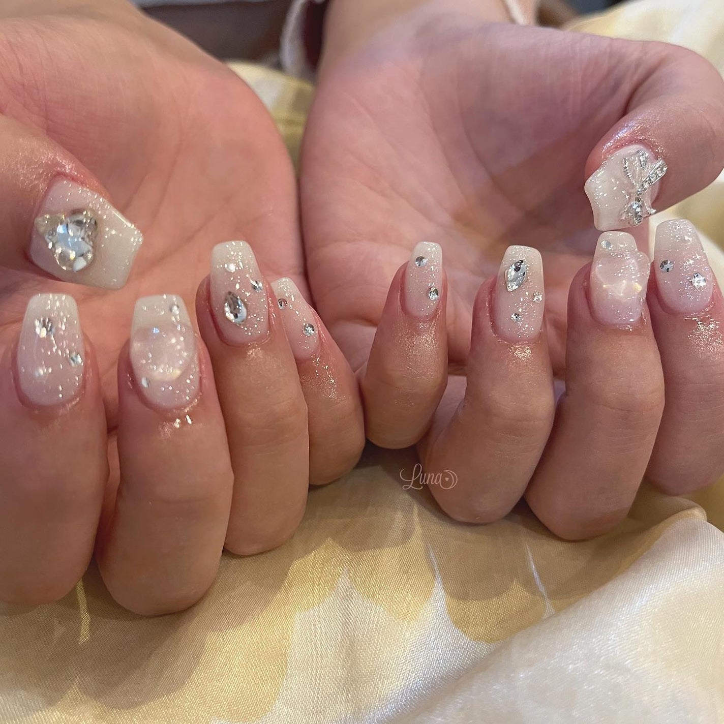 Iuna. Mizuki on LIPS 「.スペシャルプラン🤍#nail#nailstagram#gel..」(2枚目)