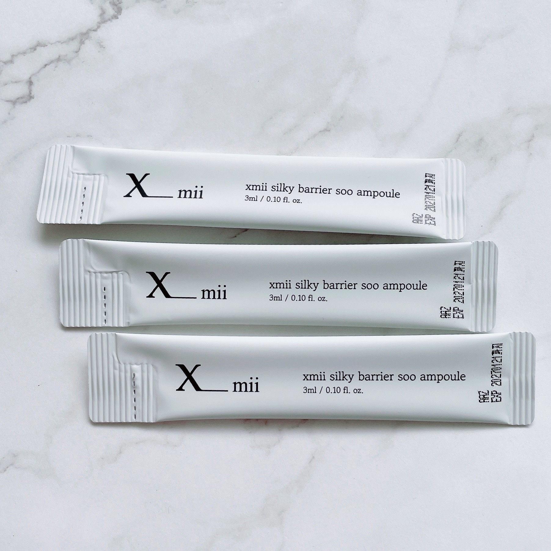 シルキーバリアースーアンプルスティックパウチ/xmii/美容液を使ったクチコミ（3枚目）