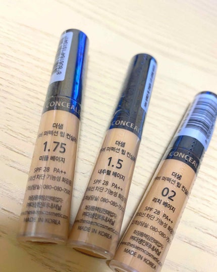 カバーパーフェクション チップコンシーラー/the SAEM/リキッドコンシーラーを使ったクチコミ(2枚目)