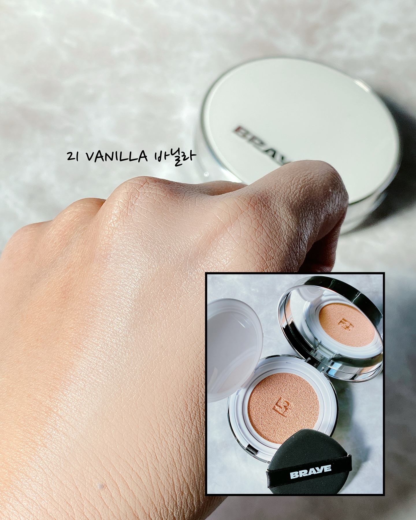 BRAYE EFFORTLESS CUSHION (3 COLORS)/BRAYE/クッションファンデーションを使ったクチコミ（2枚目）