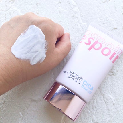 ウォータースプラッシュシカトーンアップクリーム/espoir/化粧下地を使ったクチコミ(3枚目)