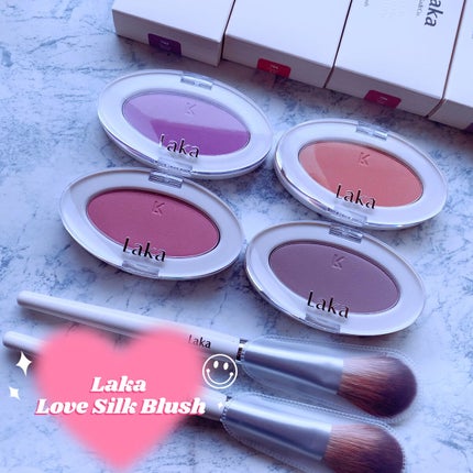ラブシルクブラッシュ/Laka/パウダーチークを使ったクチコミ(1枚目)