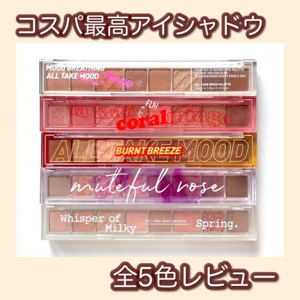 オール テイク ムード パレット(24AD)/PERIPERA/アイシャドウパレットを使ったクチコミ(1枚目)