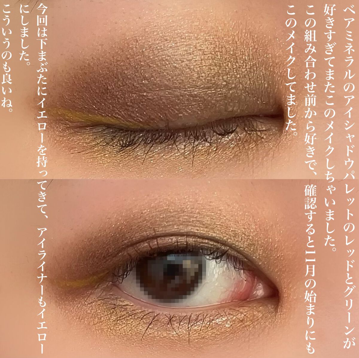 ミネラリスト アイシャドウ パレット  サンリット/bareMinerals/アイシャドウパレットを使ったクチコミ（3枚目）