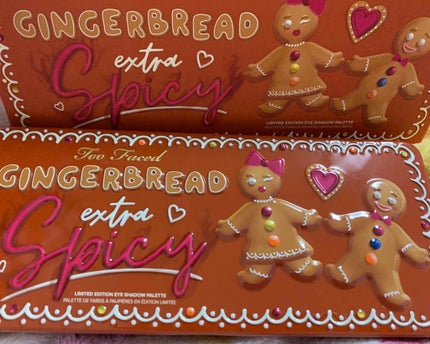 ジンジャーブレッド エクストラ スパイシー アイシャドウ パレット/Too Faced/メイクアップキットを使ったクチコミ(2枚目)