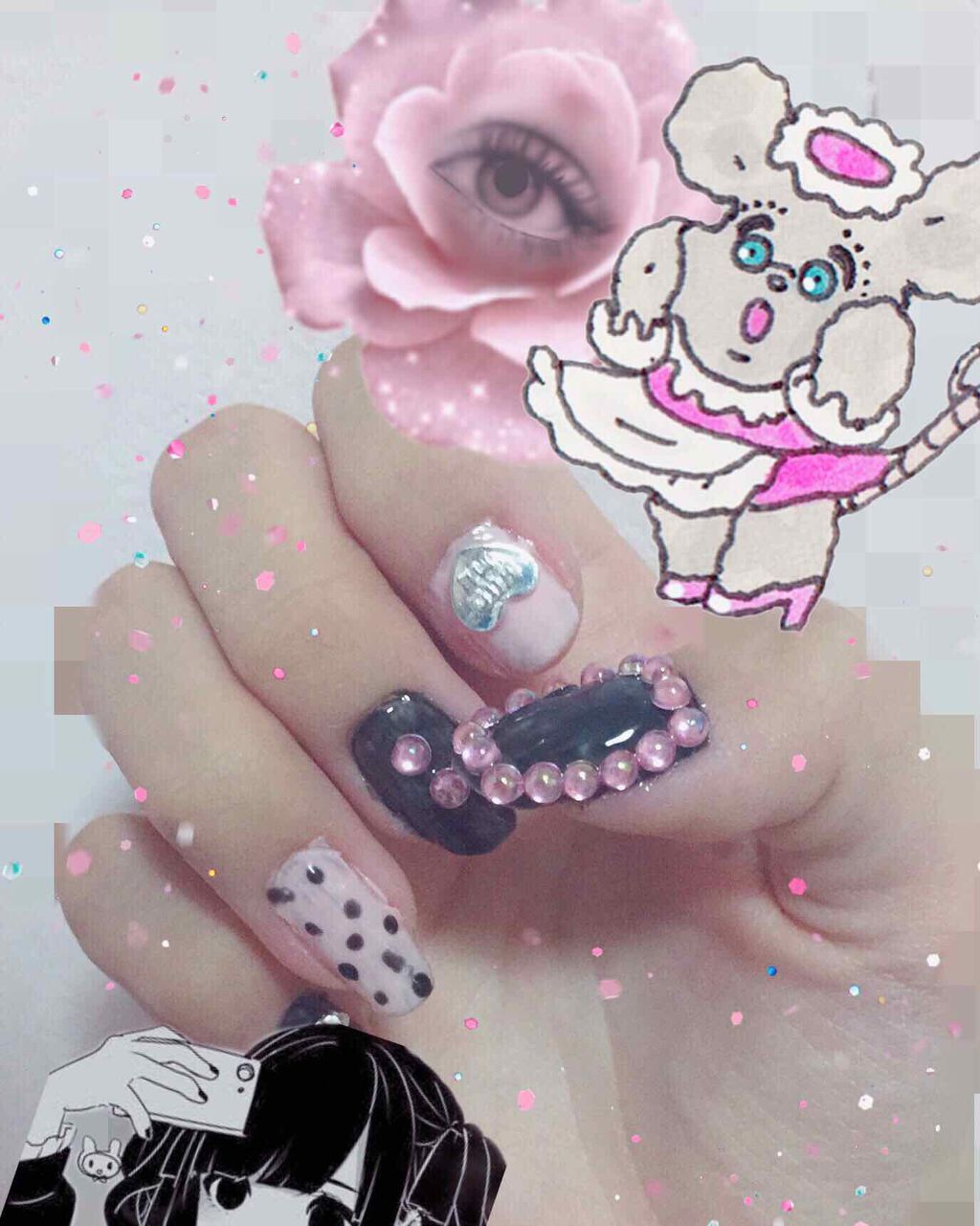 ジェルネイル（ライト対応）/セリア/ジェルネイルを使ったクチコミ（1枚目）