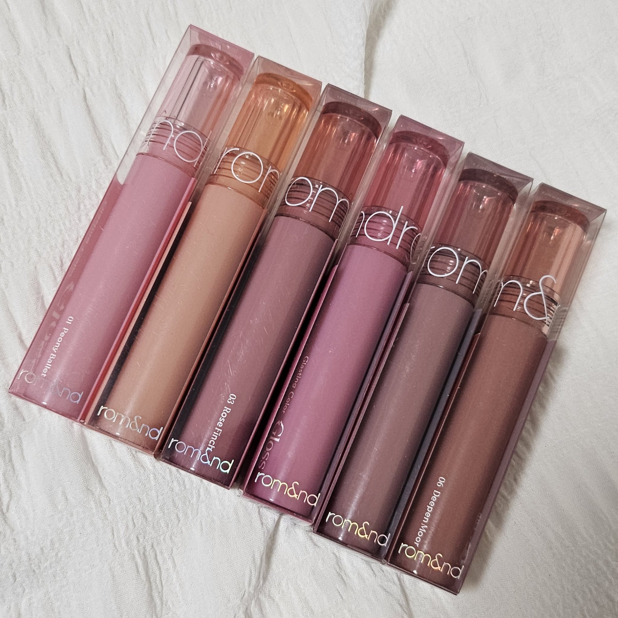 グラスティングカラーグロス/rom&nd/リップグロスを使ったクチコミ（1枚目）