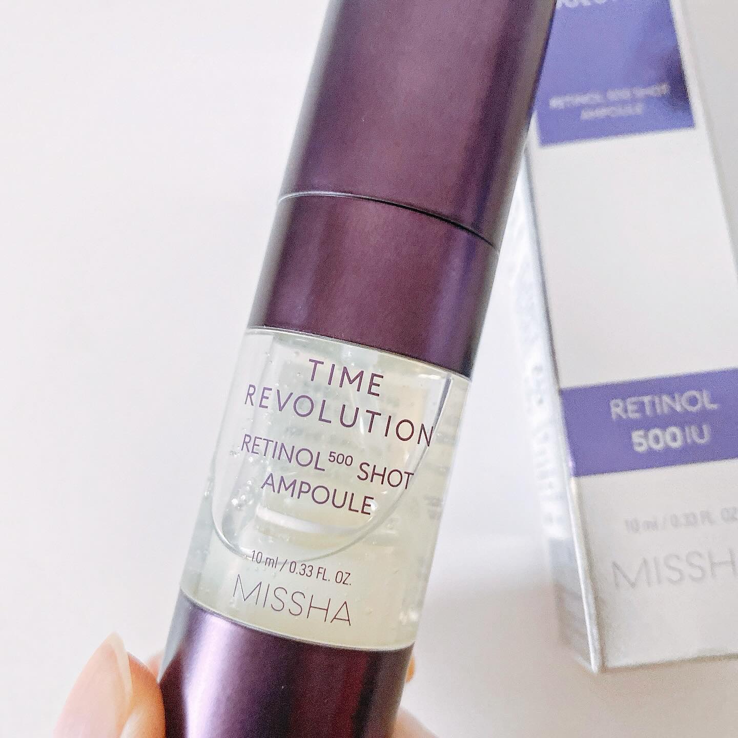 ミシャ タイムレボリューション レチ500ショット美容液/MISSHA/美容液を使ったクチコミ（2枚目）