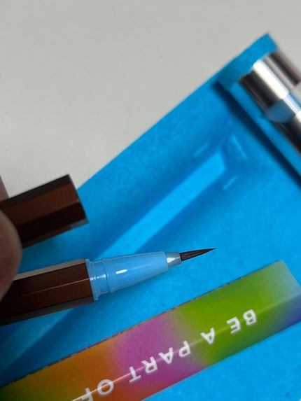 EYE OPENING LINER/UZU BY FLOWFUSHI/リキッドアイライナーを使ったクチコミ(1枚目)