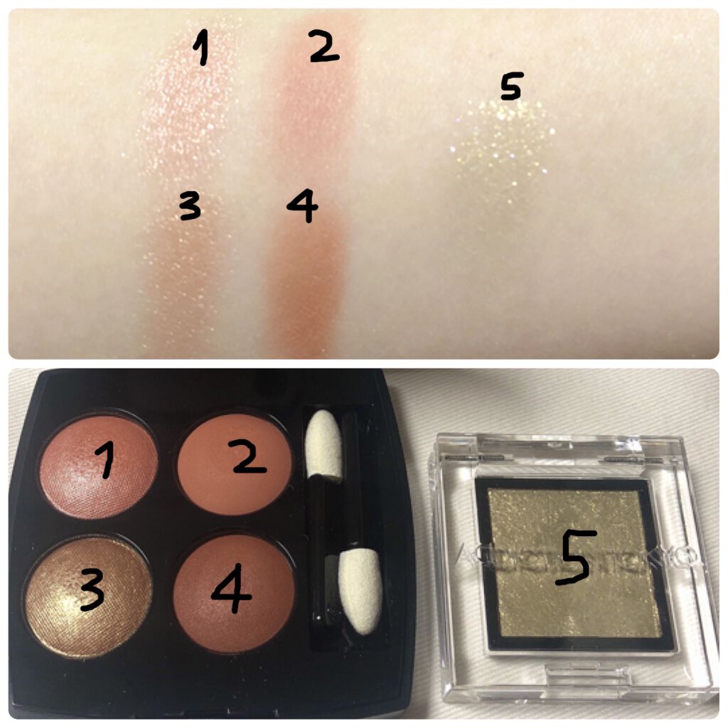 アディクション ザ アイシャドウ L 165 Sacred Grove/ADDICTION/単色アイシャドウを使ったクチコミ（3枚目）