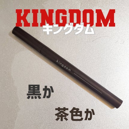 キングダム リキッドアイライナーR1/キングダム/リキッドアイライナーを使ったクチコミ(1枚目)