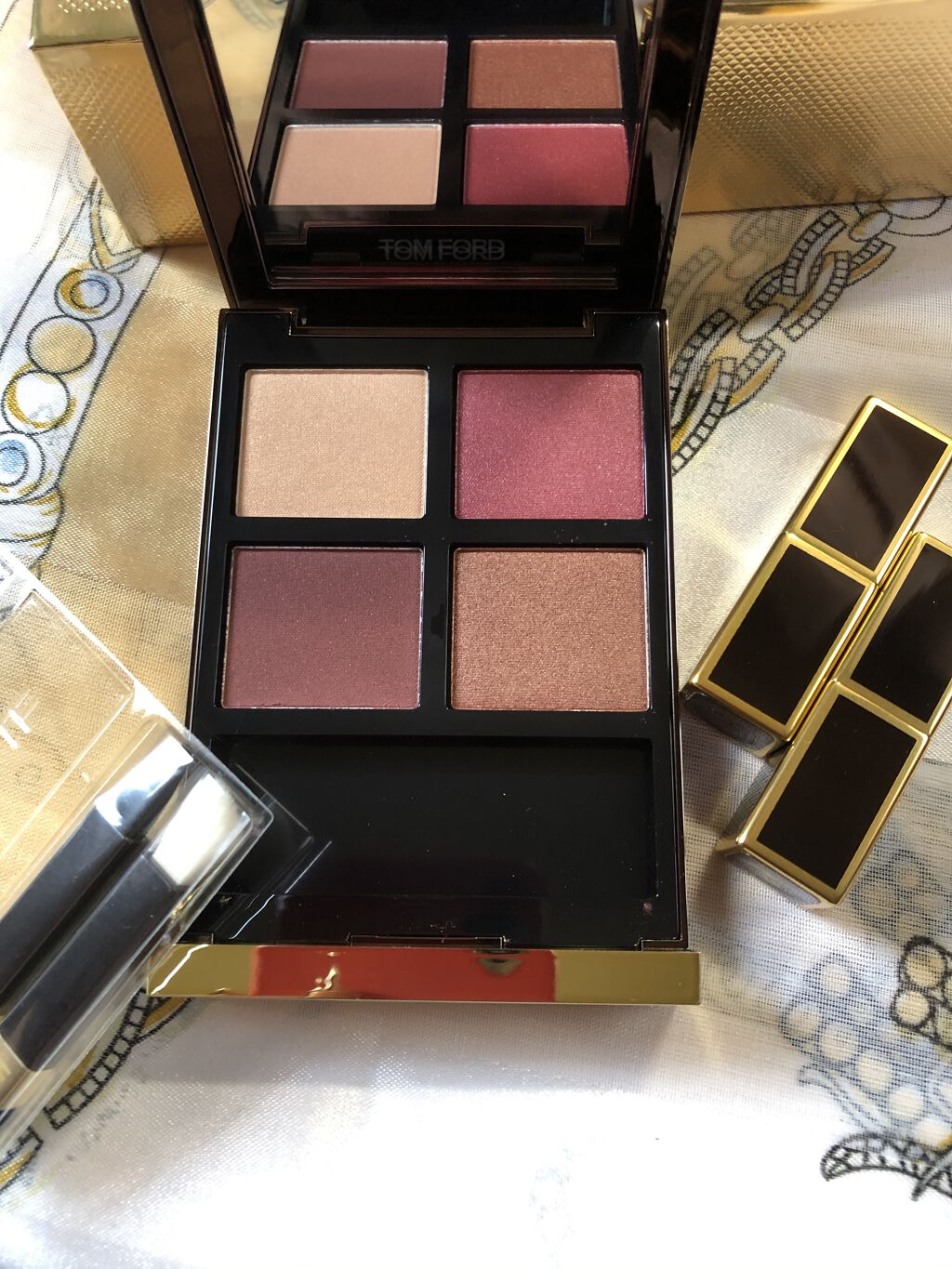 アイ カラー クォード 06 バーニッシュド アンバー/TOM FORD BEAUTY/アイシャドウパレットを使ったクチコミ（2枚目）