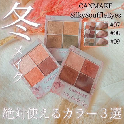 シルキースフレアイズ/キャンメイク/アイシャドウパレットを使ったクチコミ(1枚目)