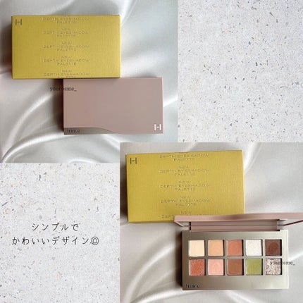 ニューデップスアイシャドウパレット/hince/アイシャドウパレットを使ったクチコミ(6枚目)