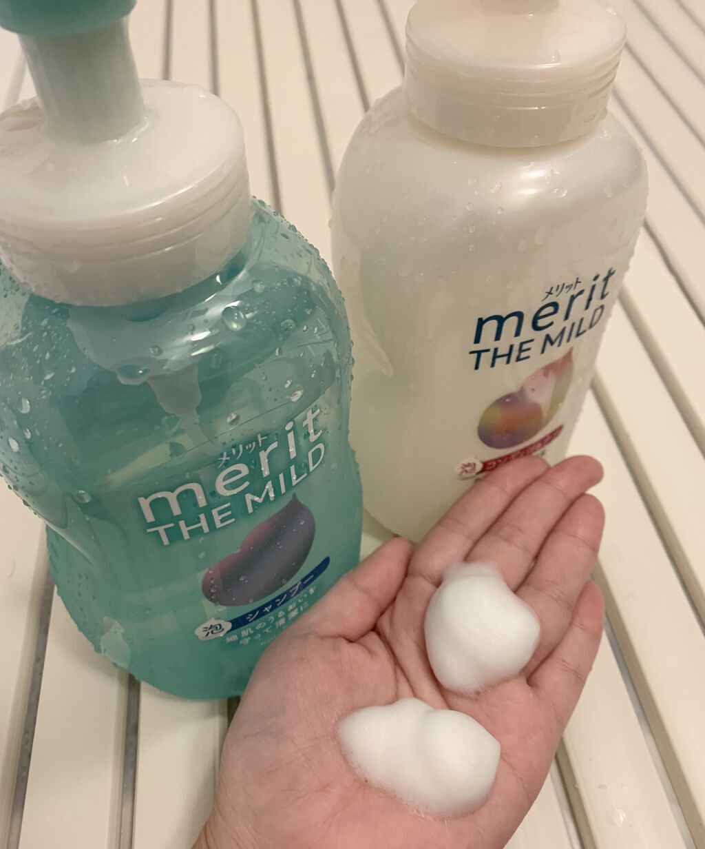 ザマイルド/メリット/市販シャンプーを使ったクチコミ（2枚目）