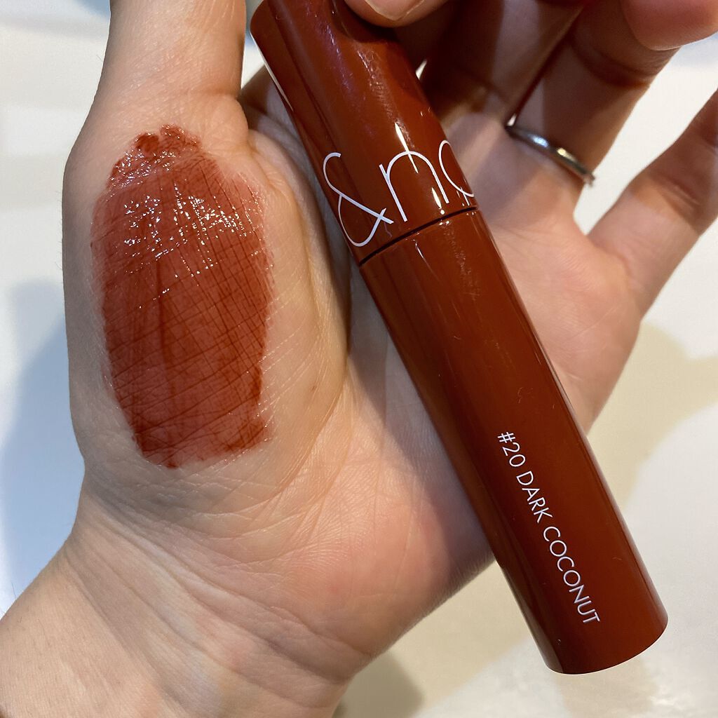 ジューシーラスティングティント/rom&nd/リップティントを使ったクチコミ(2枚目)