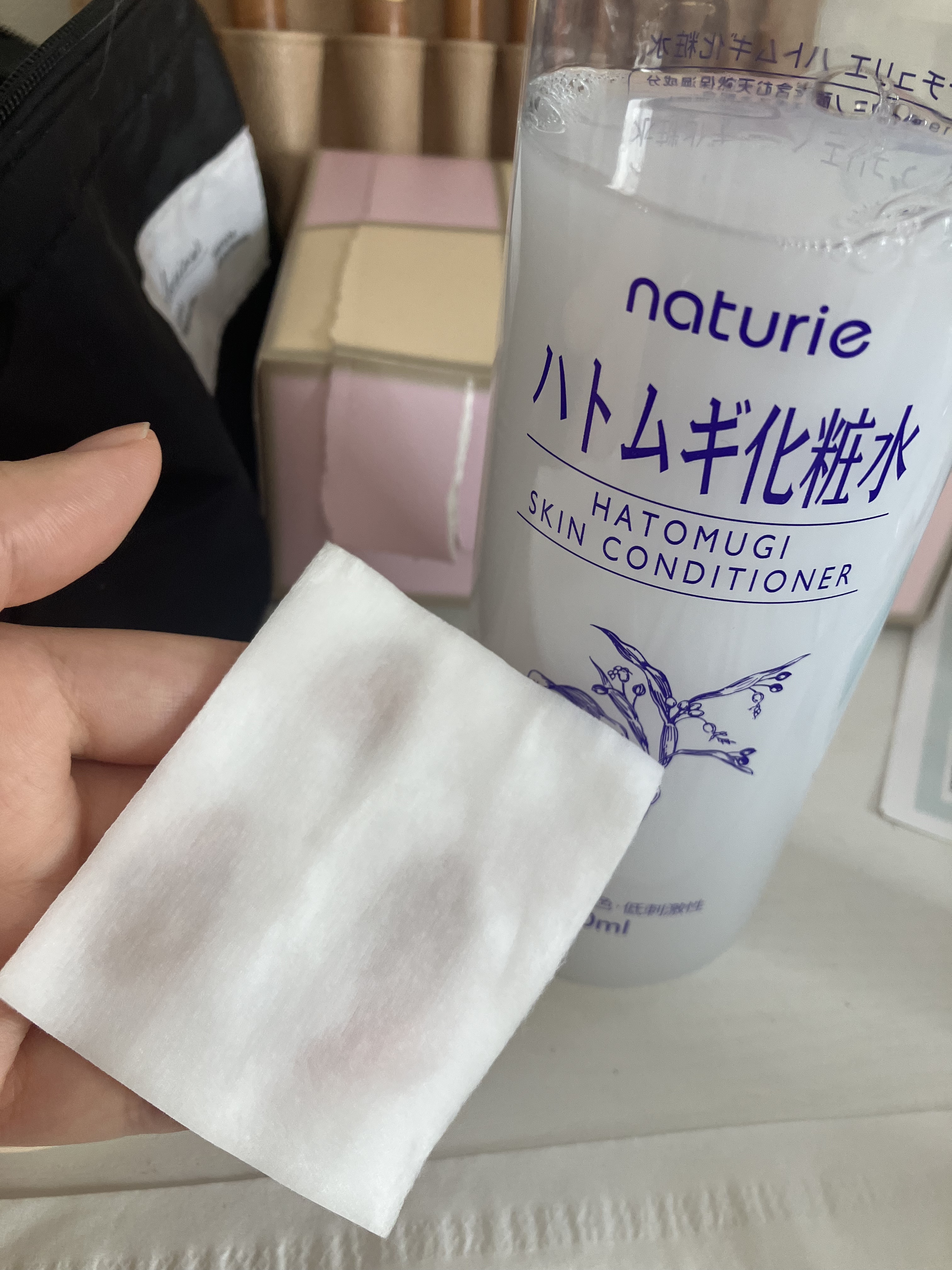 ハトムギ化粧水(ナチュリエ スキンコンディショナー R )/ナチュリエ/化粧水を使ったクチコミ（2枚目）