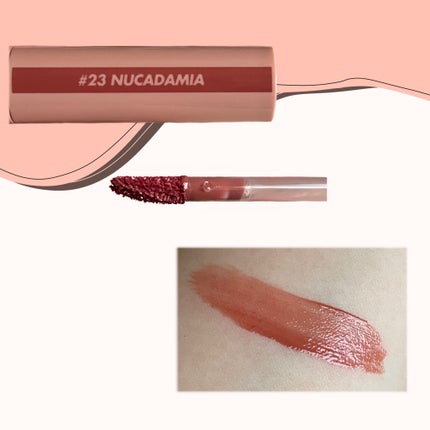 ジューシーラスティングティント/rom&nd/リップティントを使ったクチコミ(2枚目)