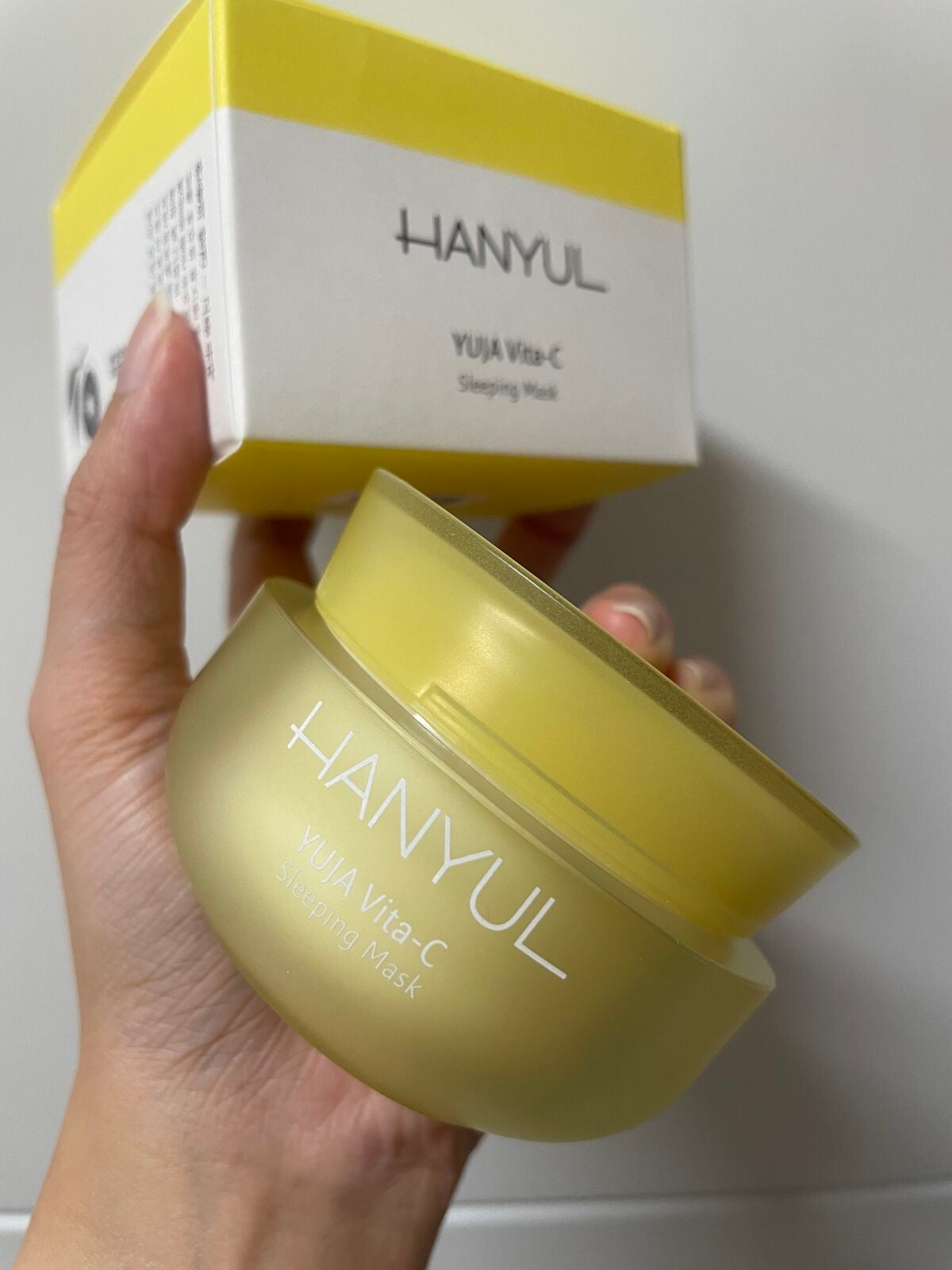 月光ゆず睡眠パック(旧バージョン)/HANYUL(ハンユル)/フェイスクリームを使ったクチコミ(1枚目)