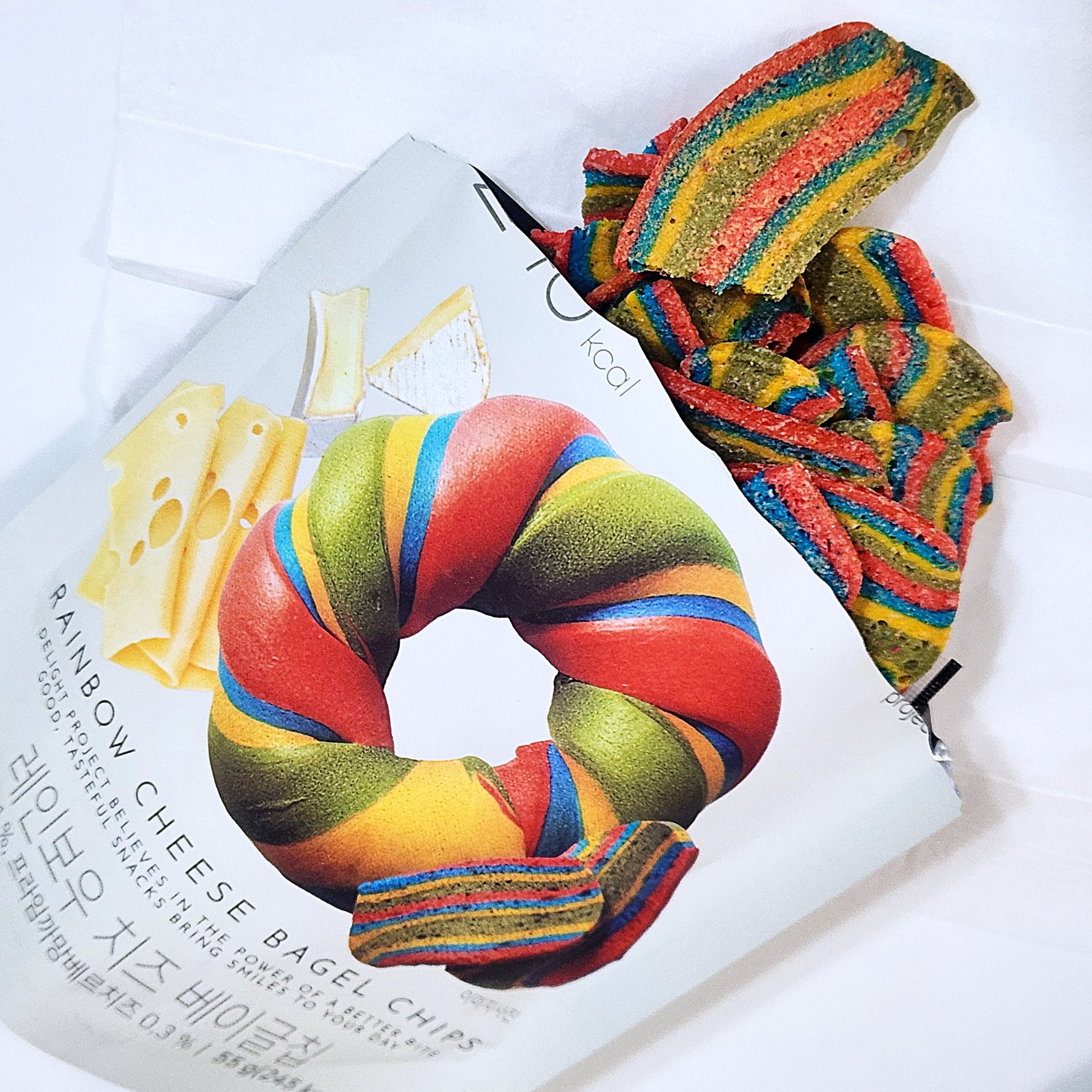 レインボーチーズベーグルチップ/Delight project/バランス栄養食を使ったクチコミ（1枚目）