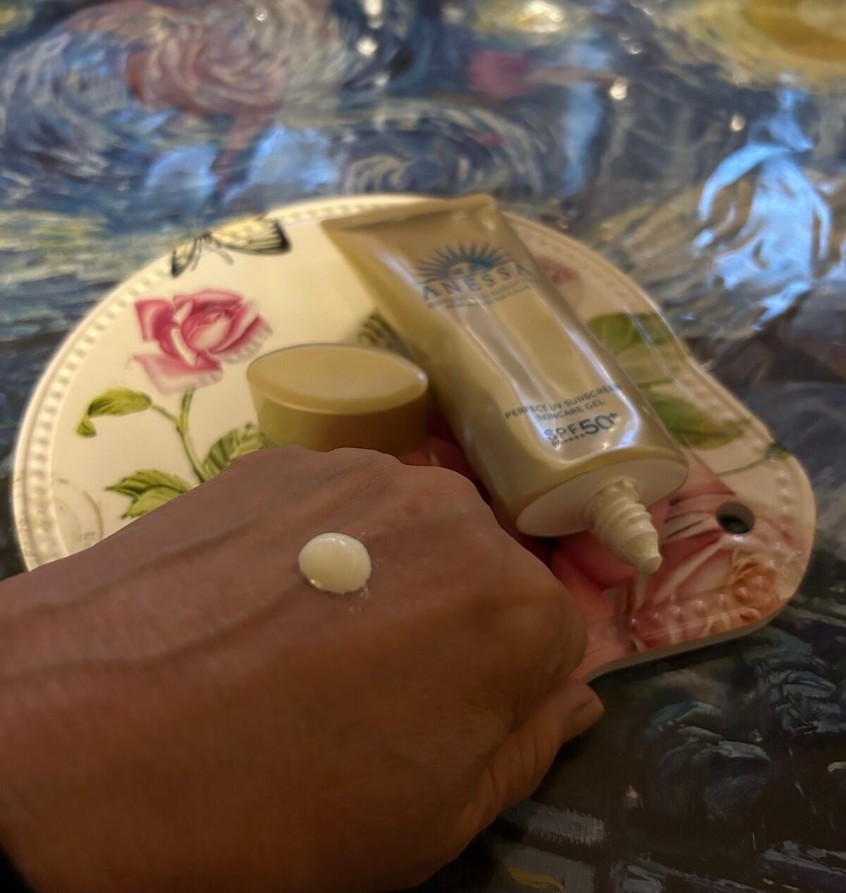 パーフェクトUV スキンケアジェル N/アネッサ/日焼け止め・UVケアを使ったクチコミ(1枚目)