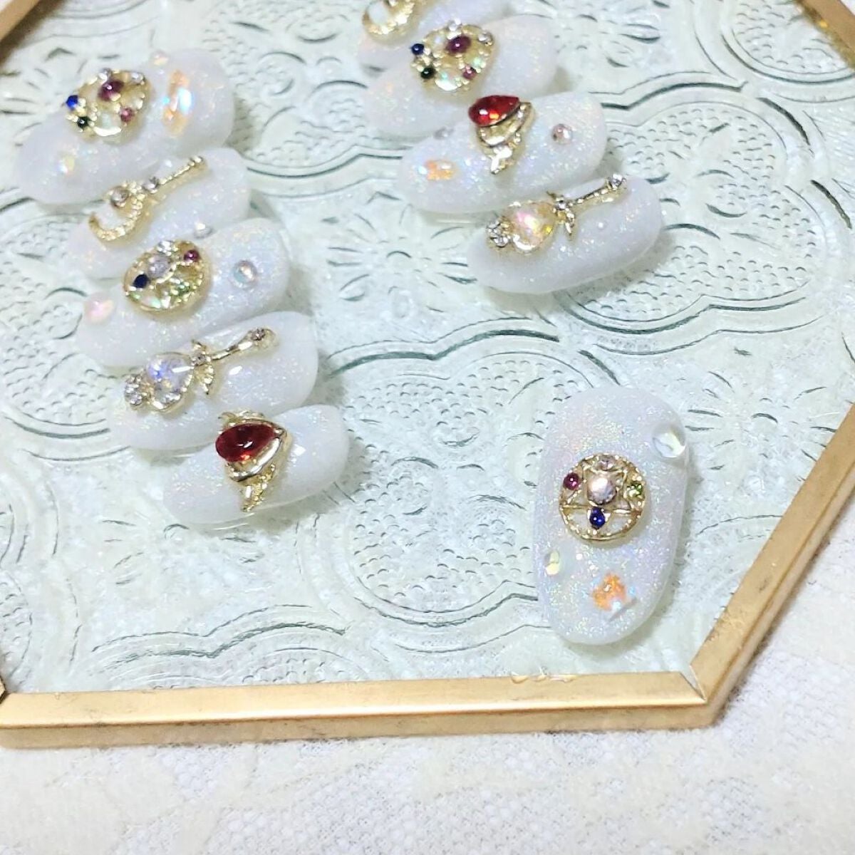 ゆき on LIPS 「ゆめかわネイル✨TOYS×INITYさんのラテマグシリーズ ホ..」(1枚目)