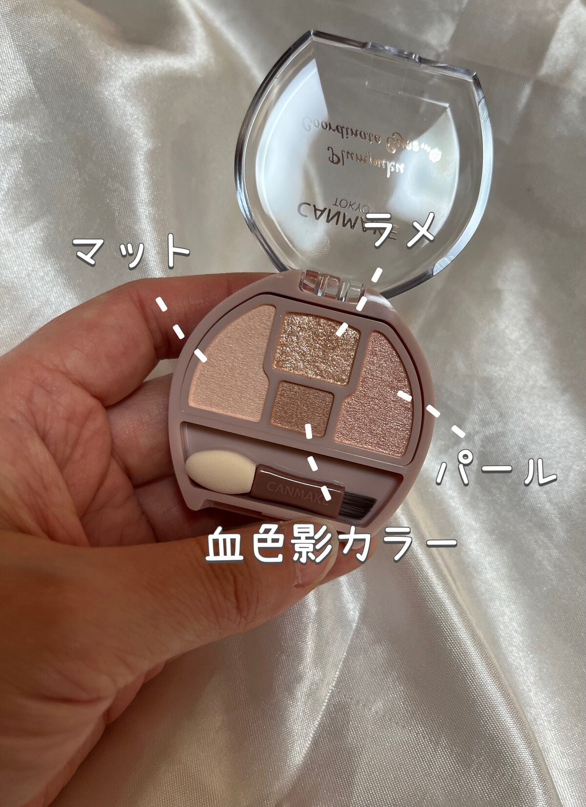 プランぷくコーデアイズ/キャンメイク/パウダーアイシャドウを使ったクチコミ(2枚目)