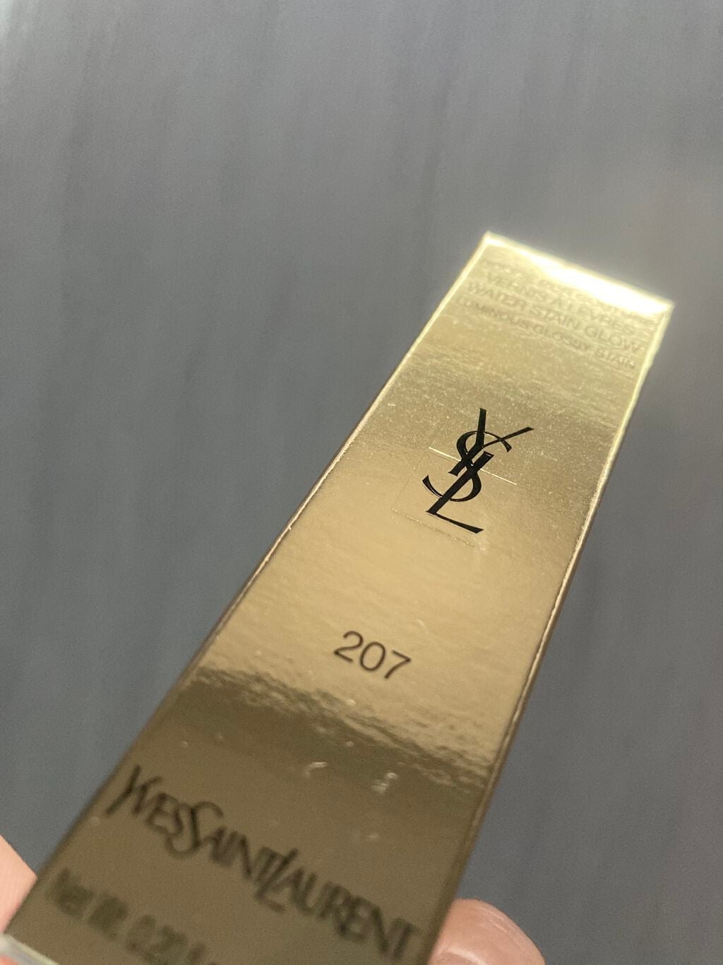 ルージュ ピュールクチュール ヴェルニ ウォーターグロウ/YVES SAINT LAURENT BEAUTE/口紅を使ったクチコミ(1枚目)