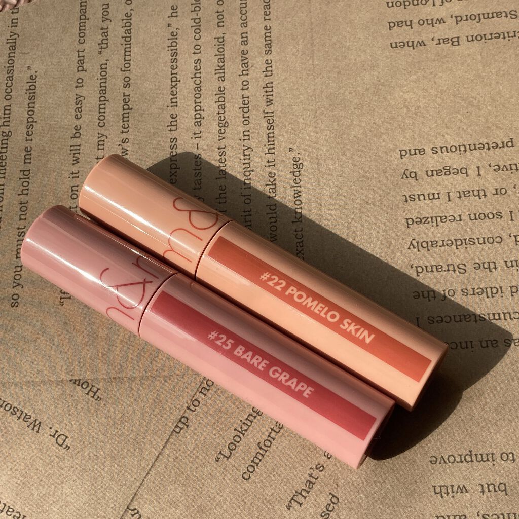 ジューシーラスティングティント/rom&nd/リップティントを使ったクチコミ（1枚目）