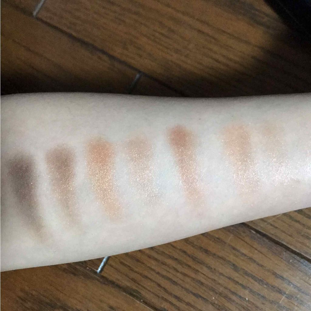 グラマラスヌード アイパレット (クリスマスコフレ 2017)/Visée/メイクアップキットを使ったクチコミ(3枚目)