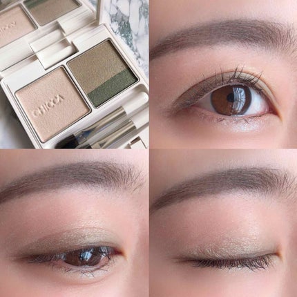 フローレスグロウ リッドテクスチャー アイシャドウ/CHICCA/アイシャドウパレットを使ったクチコミ(3枚目)