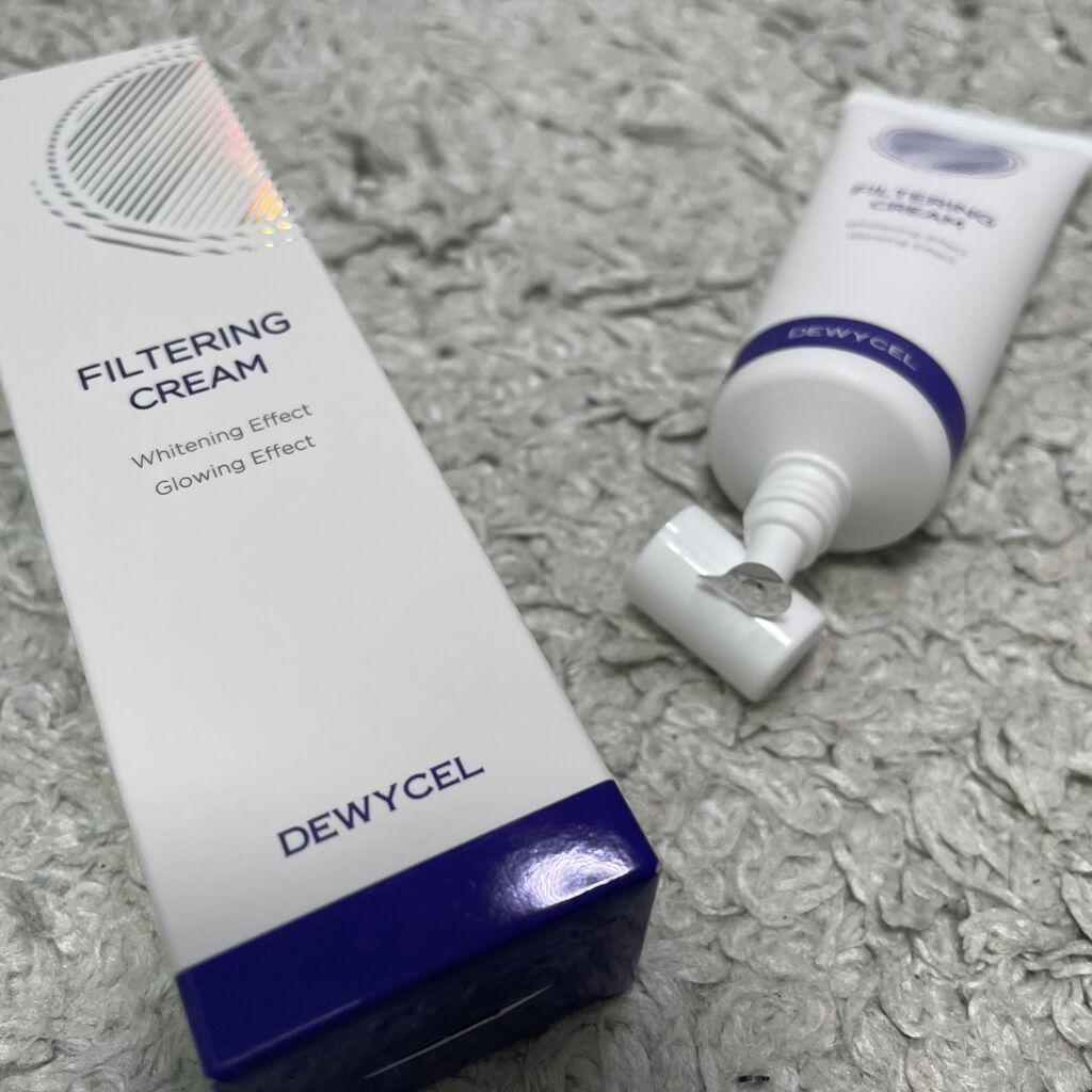 フィルタリングクリーム/DEWYCEL/日焼け止めクリームを使ったクチコミ（2枚目）