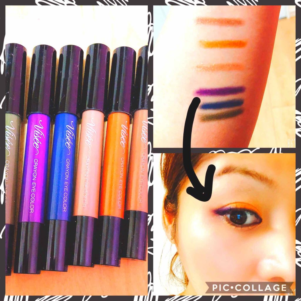 クレヨン アイカラー/Visée/スティックアイシャドウを使ったクチコミ(1枚目)