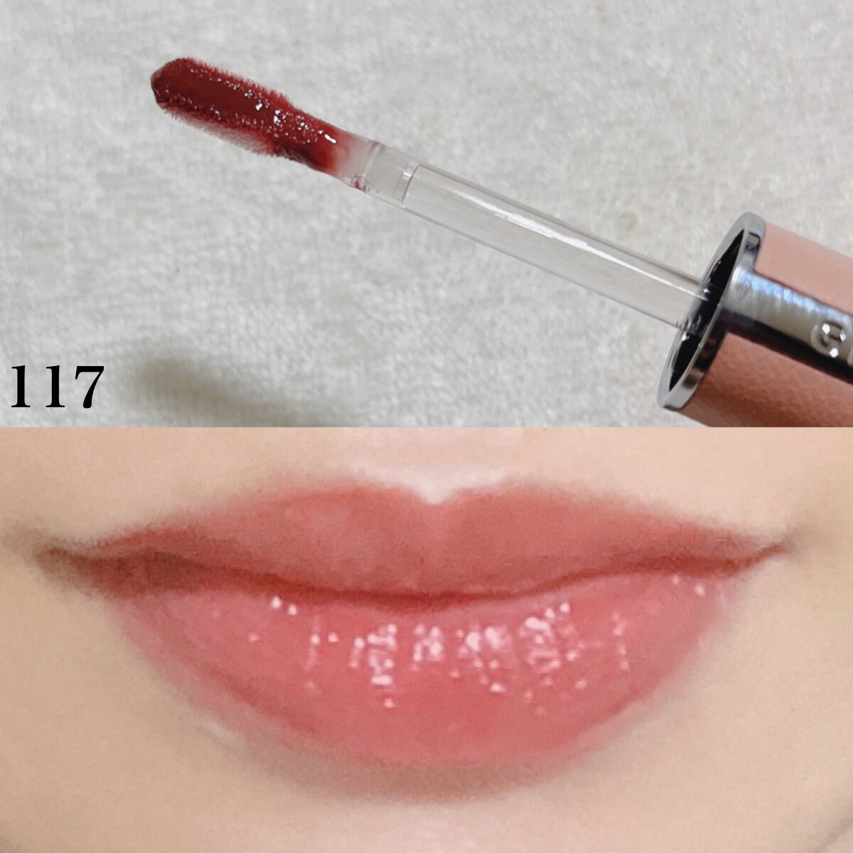 ローズ・パーフェクト・リキッド/GIVENCHY/口紅を使ったクチコミ(4枚目)