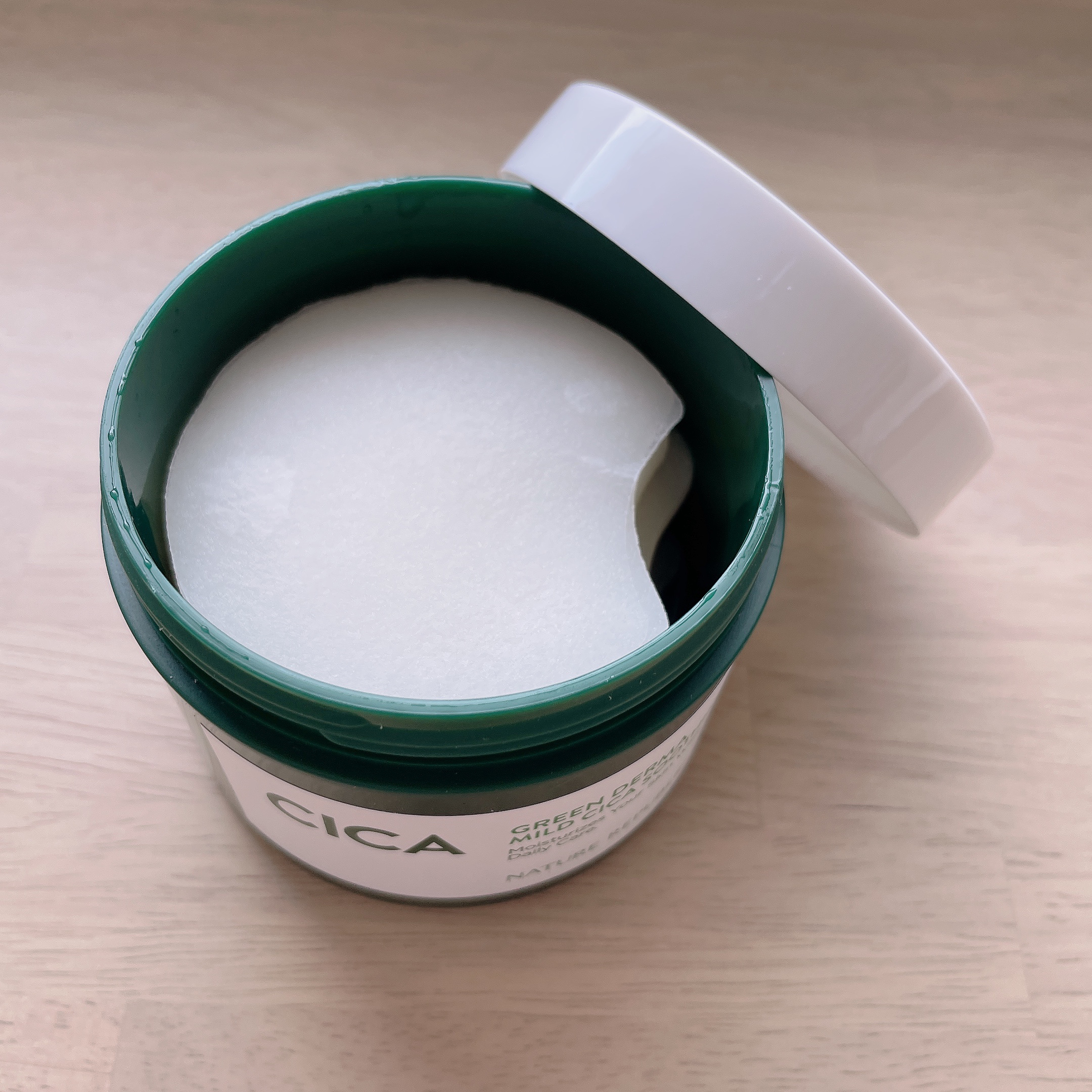 グリーンダーマCICAエッセンシャルパッド/ネイチャーリパブリック/トナーパッドを使ったクチコミ（2枚目）